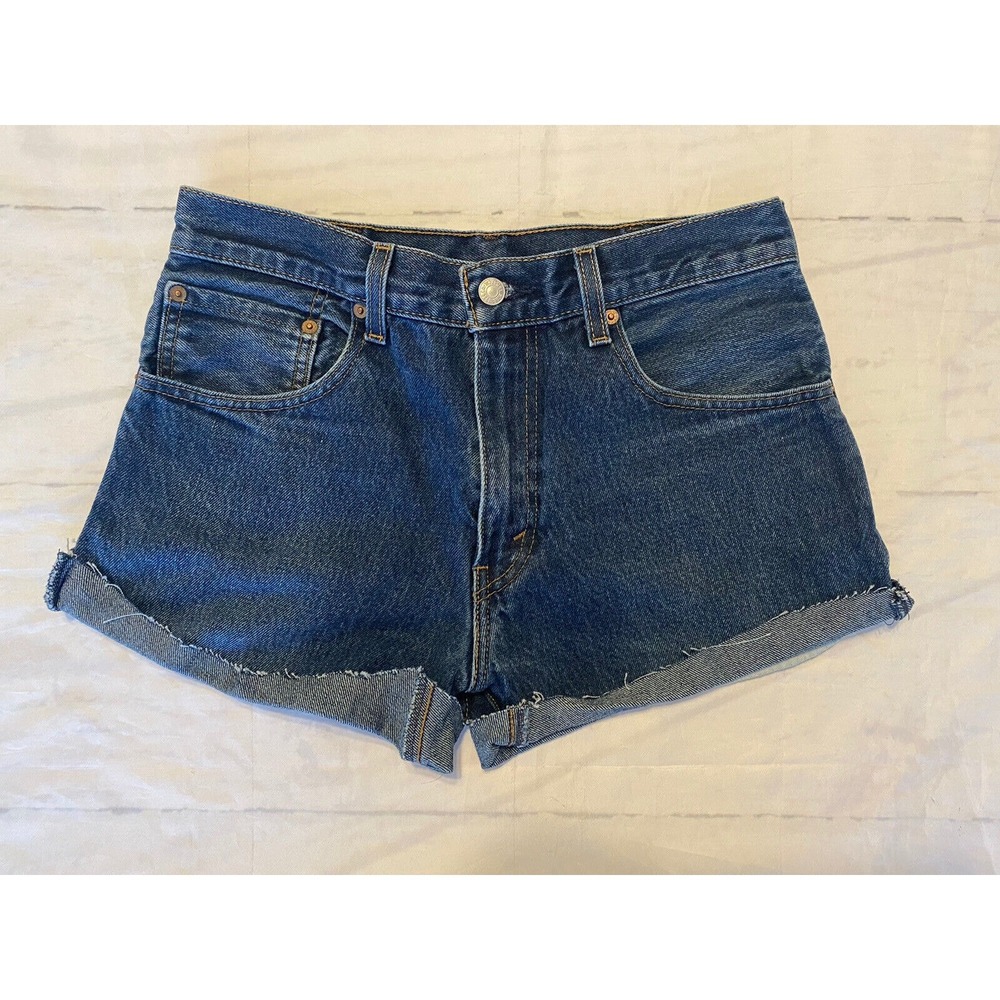 Vintage Daisy Dukes High Waisted Jean Shorts Levis 517 Denim Cut‎ Offs Size 31